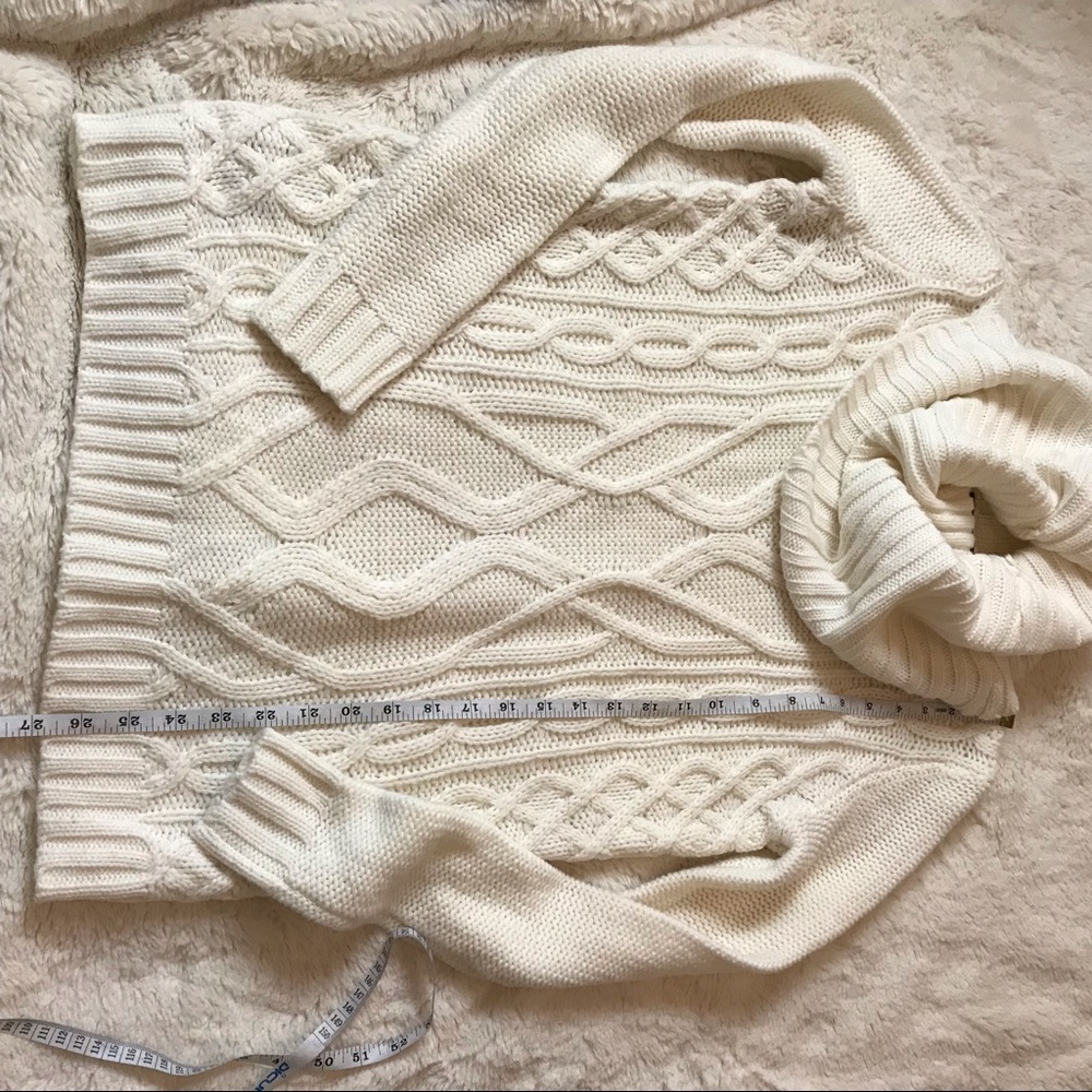 Forever 21 | Cowl Neck Sweater Ivory Small - Picture 7 of 8